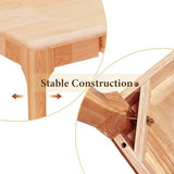 SHILAIYUNZ 40" Solid Wood Desk with Drawers, Small Home Office Writing Wooden Desk, Gaming & Computer Desk for Bedroom, Work Study Table for Small Space(Beech,40Inch) SHILAIYUNZ