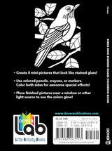 Birds Mini Stained Glass Coloring Book (Dover Little Activity Books: Animals) Dover Publications