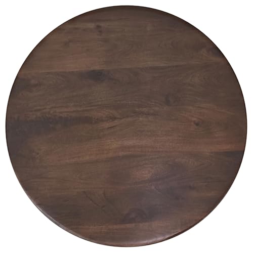 Coaster Home Furnishings Dale Round Solid Mango Wood Coffee Table Brown Coaster Home Furnishings