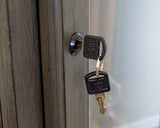 American Furniture Classics Model 860, Classic 12 Gun Cabinet with Tempered Glass, Grey American Furniture Classics