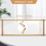Embroidery Tapestry Scroll Frame, Detachable Cross Stitch Frame, Scroll Embroidery&Quilting Holder for Cross Stitch, Needlepoint, and Sewing Projects (30.31inch*11.8inch) guofa