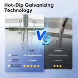 Quictent 13x26ft Party Tent Heavy Duty Outdoor Gazebo White Party Wedding Tent Canopy Shelter Carport with 4 Carry Bags Quictent