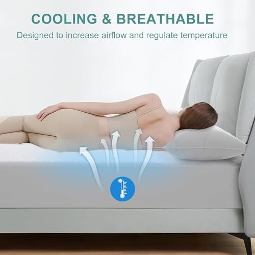 MERITLIFE Premium Waterproof Twin XL Size Mattress Protector Noiseless College Dorm Room Bed 4D Mattress Cover Extra Long Single Cooling Breathable Soft Washable (White,Twin XL 39"x80") MERITLIFE