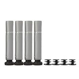 Karl home 5-Tier Adjustable Wire Unit Shelves, Height Metal Storage Shelves for Kitchen/Bathroom/Garage Organization, Stainless & Sturdy Frame,551lbs Capacity, 21.3”L x 11.4”W x 59”H, Chrome Karl home