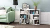 Furinno Luder Bookcase / Book / Storage , 11-Cube, White Furinno