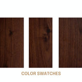 NTC Adept Dark Walnut Wooden Bed Frame with Headboard - 1000 Lb Capacity, Silent Slats & Effortless Assembly, King Size NTC