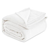 Bedsure GentleSoft Fleece Blankets King Size White - Bed Blanket Soft Lightweight Plush Cozy Fuzzy Luxury Microfiber, 108x90 inches Bedsure