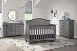 Soho Baby Chandler Premium 4-in-1 Convertible Crib, Graphite Gray, GreenGuard Gold Certified