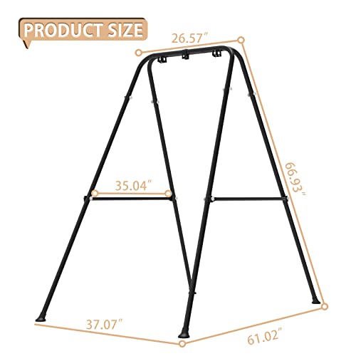 Swing Stand for Kids,Baby Swing Frame, Toddler A-Frame Metal Swing Sets for Backyard, Outdoor Indoor Heavy Duty Swing Set, Fits for Most of The Toddlers Swings RAGOZONERY