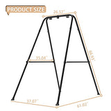 Swing Stand for Kids,Baby Swing Frame, Toddler A-Frame Metal Swing Sets for Backyard, Outdoor Indoor Heavy Duty Swing Set, Fits for Most of The Toddlers Swings RAGOZONERY