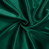 Homiest 7pcs Satin Sheets Queen Size Bed Set - Blackish Green Luxury Silky Satin Bedding - 1 Deep Pocket Fitted Sheet, 1 Soft Flat Sheet, 4 Pillowcases, 1 Body Pillowcase Homiest