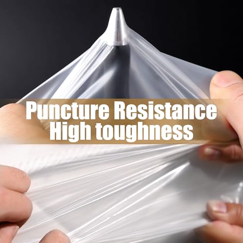 PROMORE Plastic Mattress Bag for Disposal Moving or Storage, Clear Waterproof Mattress Protector Covers - King/Cal King Size (1.5Mil) PROMORE