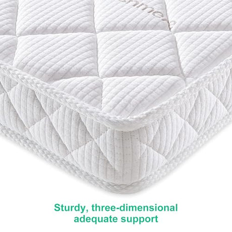 Letmxiu Premium Crib & Toddler Mattress,100% Knitted Fabric, Premium Fleece Surface-Hypoallergenic, 5" Thick Firm Soft Crib Mattress, Non-Toxic - Fits Standard Cribs & Toddler Beds Letmxiu