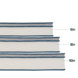 ZINUS 8 Inch Spring Sensation Hybrid Mattress [New Version], King, Fiberglass Free, Medium Firmness, Durable Support, Certified Safe Foams & Fabric, Mattress in A Box Zinus