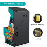 Golden Security Retro Mini Arcade Machine, Handheld Game Console with 156 Classic Video Games 2.8 Inch Color Display Rechargeable Battery, Support for TV Output, Birthday Present for Children Golden Security