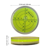 Magnetic Round Bubble Level Tool Bullseye Inclinometer Machinist Pocket Precision Spirit String Circular - Trailer Rv Leveling System Blocks Table Post Indicators Camper Leveler Magnet 2.4 Inch 60mm GEONASSUR