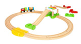 BRIO My First Railway – 33727 Beginner Pack | Wooden Toy Train Set for Kids Age 18 Months and Up Brio