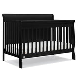 Delta Children Simmons Kids Carter 6-in-1 Convertible Crib - Greenguard Gold Certified, Black Ebony Delta Children