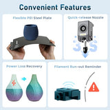 Flashforge Adventurer 5M Pro 3D Printer with Extra 0.4mm and 0.6mm Nozzle FLASHFORGE