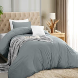 Utopia Bedding Duvet Cover Set with Pillowcases- 2 Pieces Bedding Duvet Cover with Zipper Closure - 1 Duvet Cover with 1 Pillow Sham - Soft Brushed Microfiber (Twin/Twin XL, Grey) Utopia Bedding