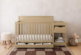 Graco Shiloh 5-in-1 Convertible Crib & Changer with Drawer – GREENGUARD Gold Certified Baby Crib Crafted from Wood, Converts to Toddler Bed, Daybed, and Full-Size Bed (Driftwood)
