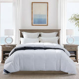 Globon Ultra-Soft Lightweight Down Feather Comforter King Size,Breathable Light Duvet Insert for Hot Sleeper/Warm Weather,Noiseless Shell,700 Fill Power with Corner Tabs,White Globon
