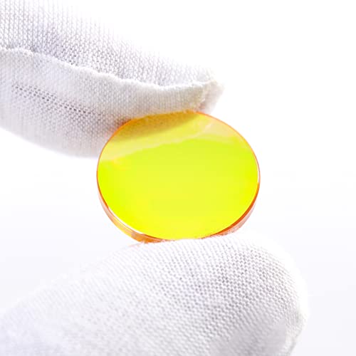 CNCOLETECH CO2 Laser Lens Dia:18mm FL:4" or 101.6mm Laser Mirror CVD ZnSe Focus Focal Lens for CO2 Laser Engraving Cutting Engraver/Cutter 40W-200W CNCOLETECH