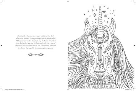The Magical Unicorn Society Official Coloring Book Union Square Kids