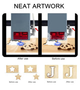 OMATAT Air Assist for Laser Engraver, 54 L/Min Strong Airflow Air Assist for La-ser Cutting and Laser Engraving, Remove Smoke, Low Noise Air Assist Pump with Adjustable Knob (110V) OMATAT