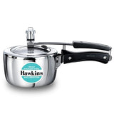HAWKINS Triply Stainless Steel Pressure Cooker, Inner Lid Induction Cooker, (HSST15) 1.5 litres Silver HAWKINS