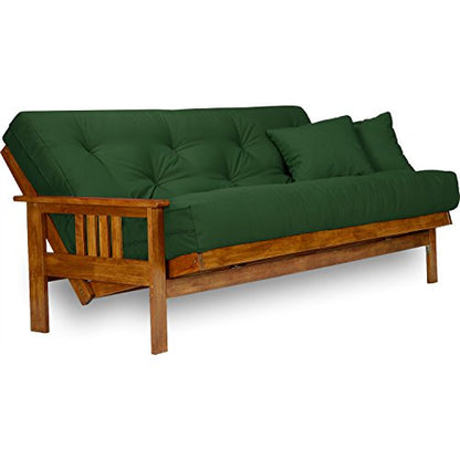 Stanford Futon Frame - Full Size, Solid Wood - WoodArtSupply