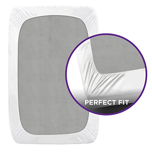 BLISSFORD Plastic Mattress Protector - Heavy Duty, Twin Size Fitted Vinyl - Plastic Mattress Cover, Rubber Sheets for Bedwetting Adult or Child, 100% Waterproof Sheets for Bed BLISSFORD