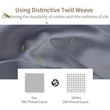 100% Viscose Derived from Bamboo Fitted Sheet with 16" Deep Pocket, Hotel Luxury Silky Bedding, Ultra Soft, Cooling for Hot Sleepers(Dark Grey Full) Zaizaihome