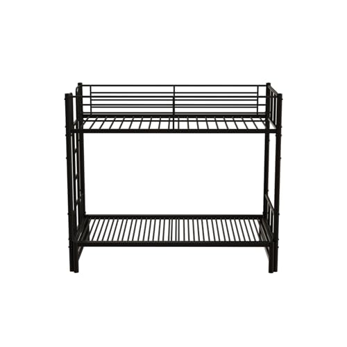 KEIKI Twin Over King Bunk Bed, Extendable Bunk Beds, Pull-Out Bunk Bed Frame Can Be Extendable, No Box Spring Needed KEIKI
