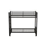 KEIKI Twin Over King Bunk Bed, Extendable Bunk Beds, Pull-Out Bunk Bed Frame Can Be Extendable, No Box Spring Needed KEIKI