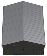 Arrow Classic Metal Shed, 12 x 14, Charcoal Arrow
