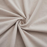 LOVQUE Linen Light Grey Duvet Cover Twin Size, 100% Washed Cotton Linen Like Bedding Set with Zipper Closure (No Comforter), 68x90 Inches LOVQUE