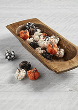 Mud Pie DOUGH BOWL SET, Brown, small 5" x 20" x 8" | large 5" x 24" x 10 1/2" Mud Pie