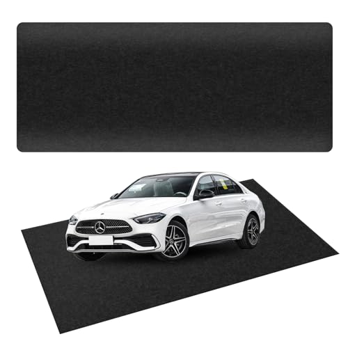 AAIN Garage Floor Mat 17' x 7'4" Waterproof/Durable Oil Spill Mat Protects Surfaces,Ideal for Under Car, Garage Flooring and Floor Protection for Garage A A IN