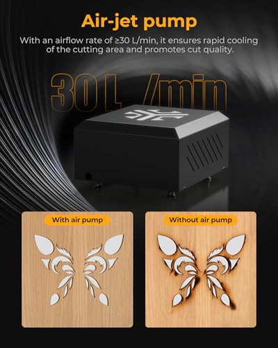 Acmer P3 Laser Engraver, Switchable 48W & 24W Diode 455nm Lazer Cutter Engraving Machine with 30L Air Assist, COS Technology, Large 400×390mm Work Area for Wood, Acrylic, Leather, Ceramic ACMER