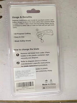 45mm Rotary Cutter with 5pcs Extra Blades, Ergonomic Handle Rolling Cutter with Safety Lock for Fabric, Leather, Crafting, Sewing, Quilting, Fabric Rotary Cutter Perfect for Left & Right Hand(Pink) Headley Tools