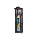 Acme Lindsey Wooden Frame Curio Cabinet with Glass Door in Cherry ACME Furniture
