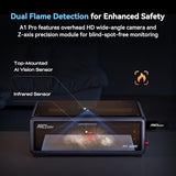 Creality Falcon A1 Pro 20W Laser Engraver, 180W Enclosed Laser Cutter and Engraver Machine with Air Assist, HD Smart Camera for Auto Focus, APP Control, Touch Screen, Ideal for Wood & Metal CREALITY FALCON