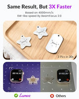 WECREAT Lumos Portable Laser Engraver, 3W IR & 10W Diode, Built-in 50MP Camera, Color Marking on Metal, 4000mm/s Fast, Auto/Manual Focus, Dual Laser Engraver Machine for Jewelry DIY Design Craft Fair WECREAT