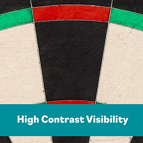 Viper Slash Official Competition Bristle Steel Tip Dartboard, WDF Accredited with Staple-Free Ultra-Thin Metal Wiring, Self-Healing Professional-Grade African Sisal, Magnetic Dart Holders,Black Viper