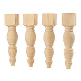 CAROLINA LEG CO. Modern Chunky Bench Legs - Perfect for Coffee Tables - Set of 4 - Made in NC - Dimensions: 3.5" x 16" CAROLINA LEG CO.