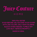 Juicy Couture Full Size Silk Satin Bed Sheet Set, Deep Pocket Silky Full Sheet Set with 1 Fitted Sheet, 1 Flat Sheet and 2 Pillow Case, Wrinkle Resistant and Anti Pilling Bed Sheets - Pink Juicy Couture