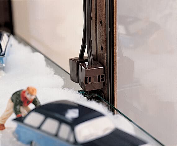 Howard Miller Beutler II Curio Cabinet, Lighted Storage Cabinets with Golden Finish, Adjustable Glass Shelves Vertical Home Decor for Collectibles, Decorative Items, Living Room & Office Howard Miller