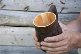 Etno Motif Handmade Beer Mug Wooden Tankard Beer Stein Alder Wood Beer Mug - Great Gift Idea Etno Motif