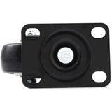 Online Best Service™ 12 Pack Swivel 2" Caster Wheels Rubber Base with Top Plate & Bearing Heavy Duty (12 Pack Without Brake) Online Best Service